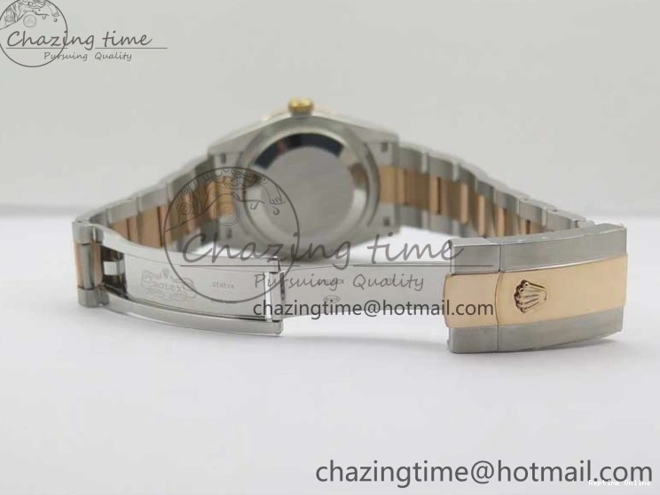 0110 Bold DateJust 36 SS RG 126231 BP Maker 1:1 Best Edition Gray Roman Dial on Oyster Bracelet 2513